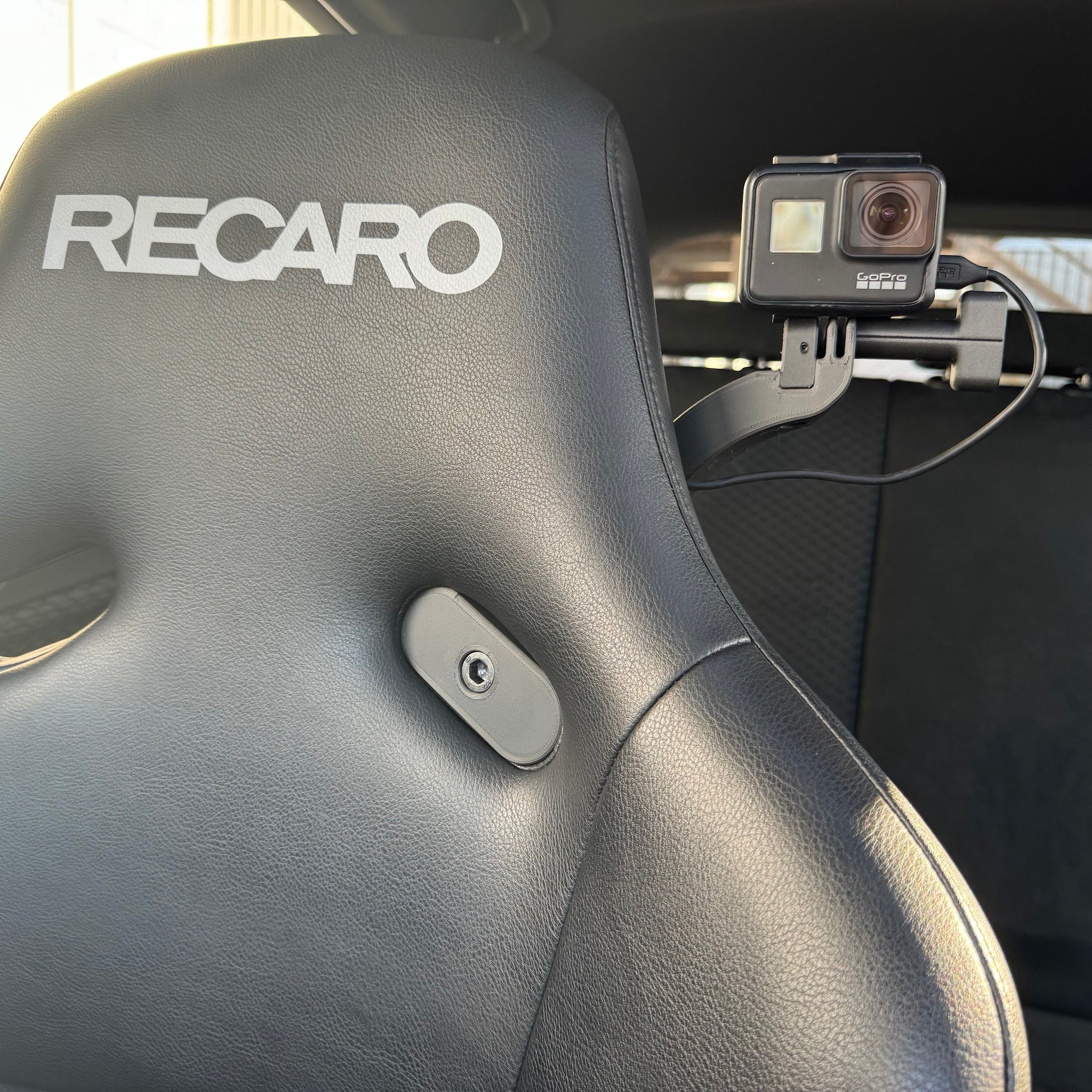GoPro Mount for Recaro Pole Position - V3 - for Left Seat