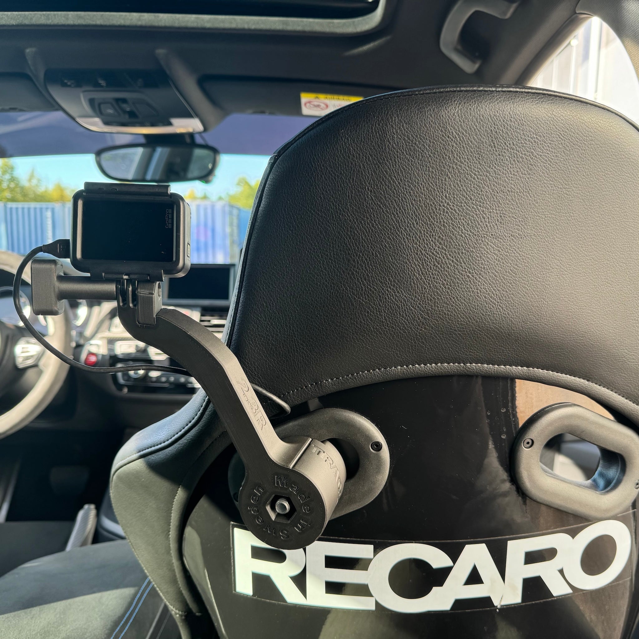 GoPro Mount for Recaro Pole Position - V3 - for Left Seat