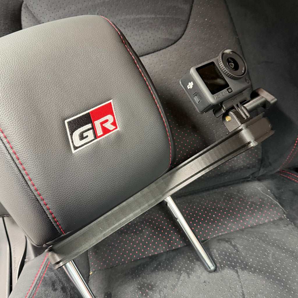 GoPro Headrest Camera Mount for Toyota GR Yaris (Gen 1 & Gen 2). Version 8.