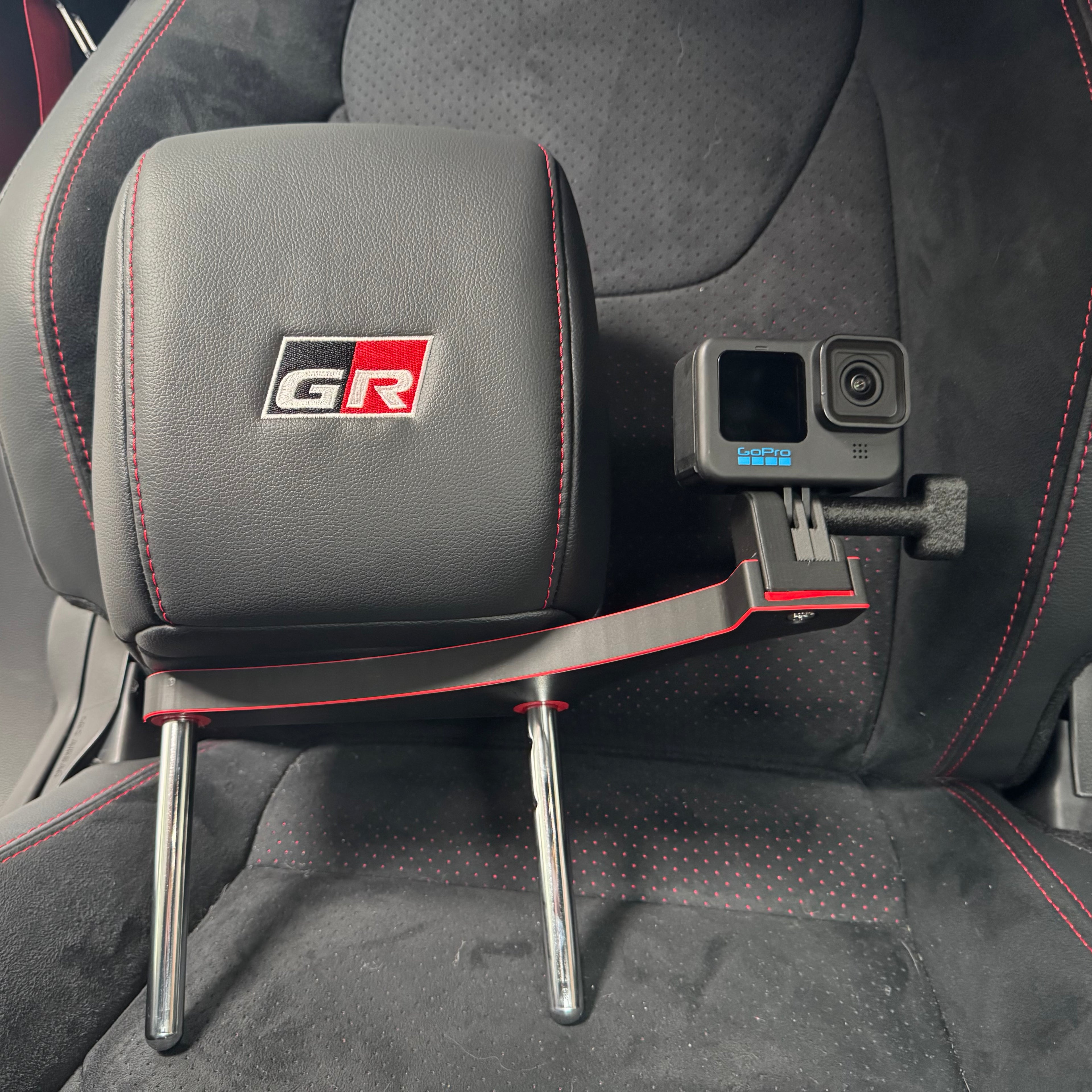 GoPro Headrest Camera Mount for Toyota GR Yaris (Gen 1 & Gen 2). Version 6.
