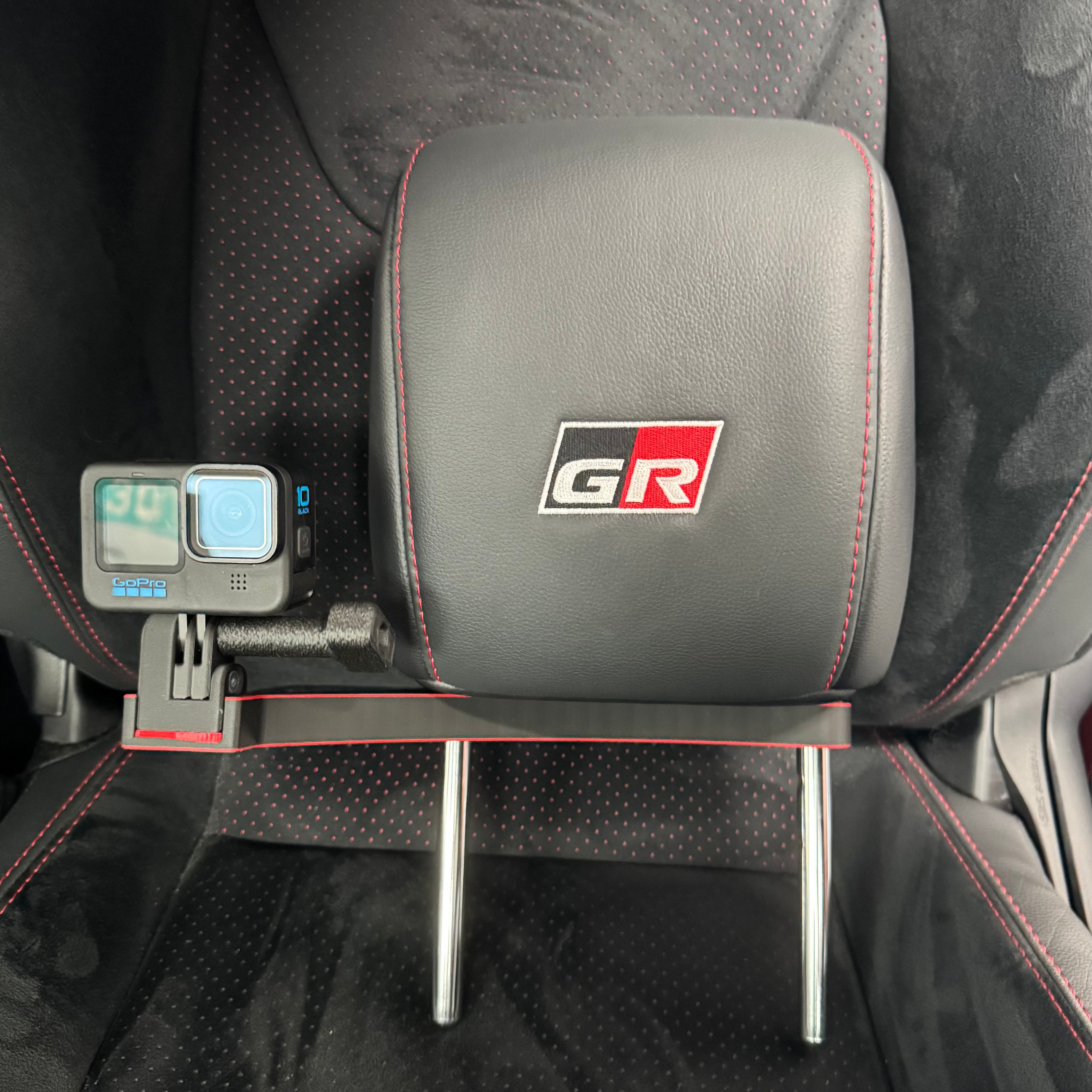GoPro Headrest Camera Mount for Toyota GR Yaris (Gen 1 & Gen 2). Version 6.